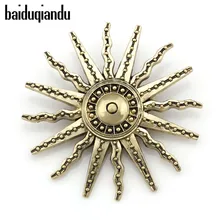 Broche de sol Estilo Vintage para hombre o mujer Chapado en latón antiguo, venta directa de fábrica