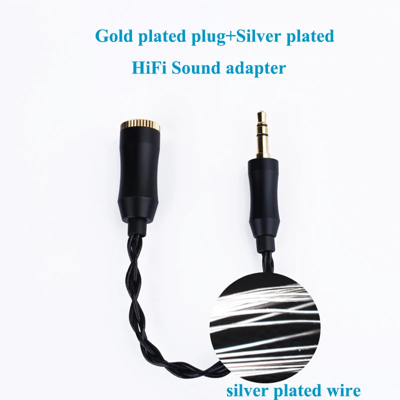 HiFi кабель адаптер для наушников 2 5 мм 4 сбалансированный женский и мужской 3 папа