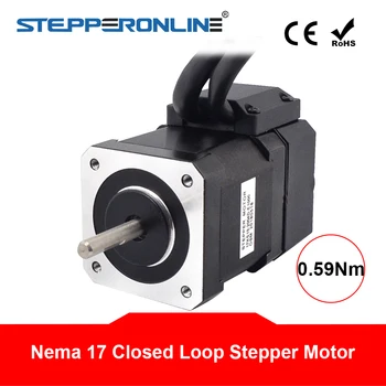 

Nema 17 Closed Loop Stepper Motor 59Ncm(84oz.in) Encoder 1000CPR 2-phase Hybrid Nema17 Step Motor
