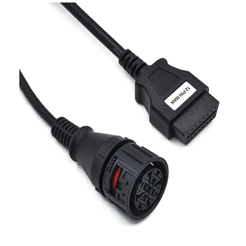 AZGIANT Высокое качество грузовик линии человек 12 Pin 16 OBD2 кабель диагностический