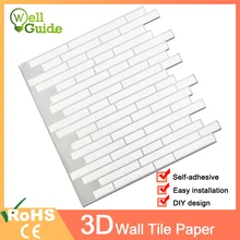 Wall paper 3D Mosaic Peel and Self-adhesive Wall Stickers Waterproof for Kitchen Bathroom Home Wall Decal Sticker Vinyl 30X30cm Wall paper 3D Mosaic Peel and Self-adhesive Wall Stickers Waterproof for Kitchen Bathroom Home Wall Decal Sticker Vinyl 30X30cm