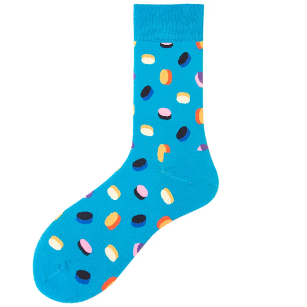

NoEnName_NullWomen Man Cotton Socks Plaid Socks For Women Multicolor Cute Print Gift funny socks Ankle Sock skarpetki damskie