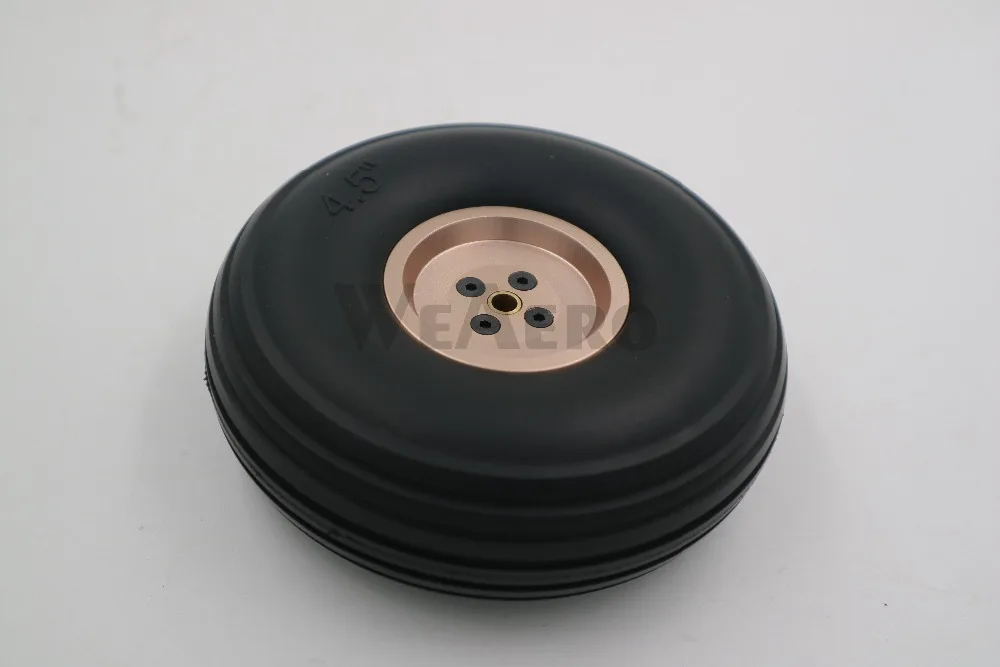 RC Airplane PU wheel with Dia-Casting Aluminum hub 4.5'' / 114mm (D114mm x d5.1mmx H40mm) RC Airplane PU wheel with Dia-Casting Aluminum hub 4.5'' / 114mm (D114mm x d5.1mmx H40mm)