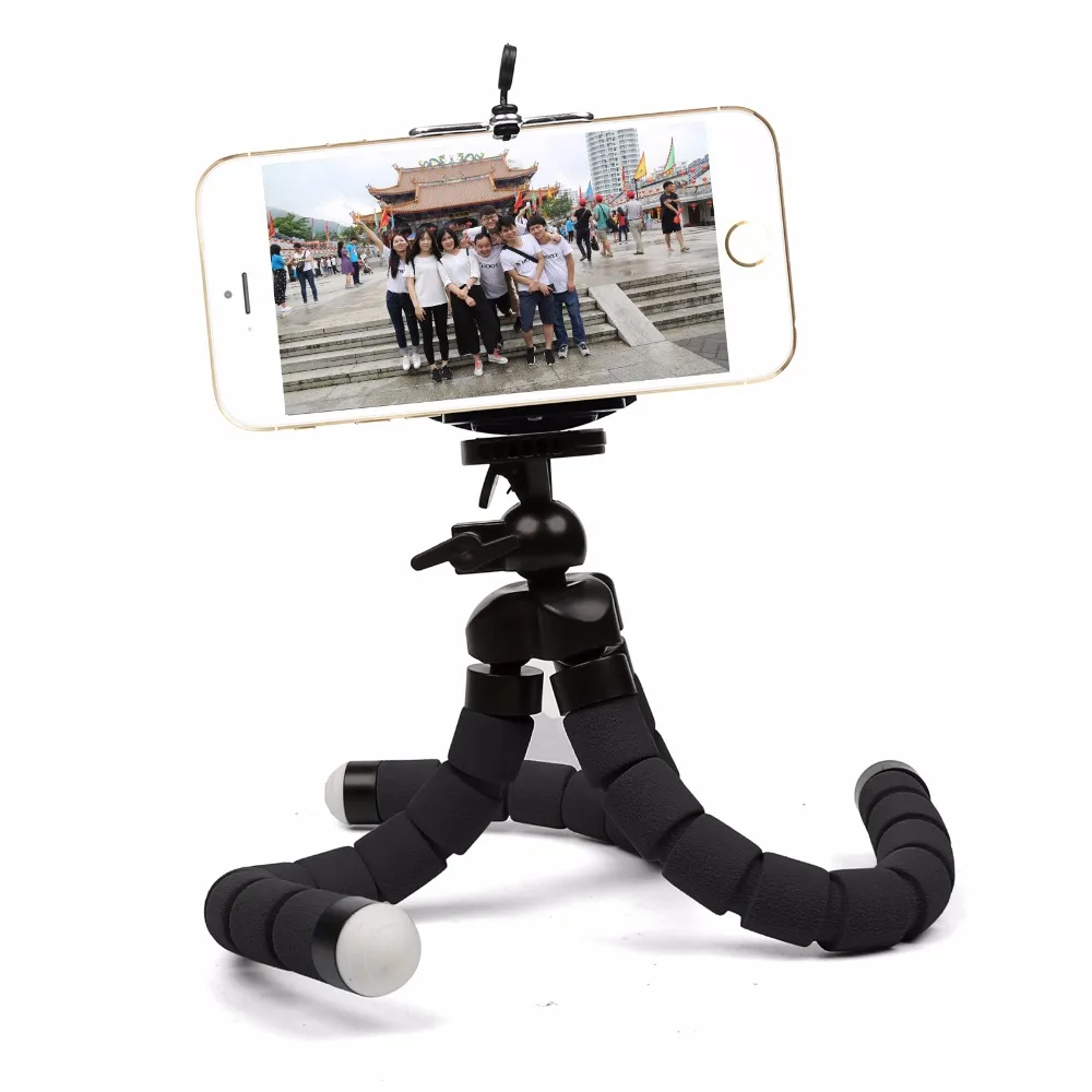 

SHOOT Middle Size Octopus Tripod for Gopro hero 7 6 5 Xiaomi Yi 4K H9 SJCAM SJ7 DSLR Nikon Canon SONY Digital Camera For Phone