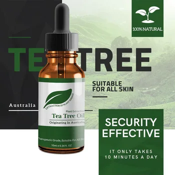 

Tea Tree Essential Oil Moisturizing Massage Oil Control Fade Acne Marks Shrink Pores Repair Moisturizing Skin Care