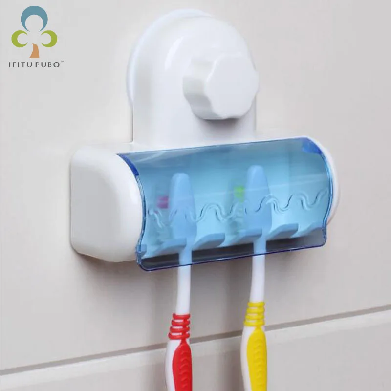 1pc 5 grid Sucker Suction Toothbrush Suction wall toothbrush holder