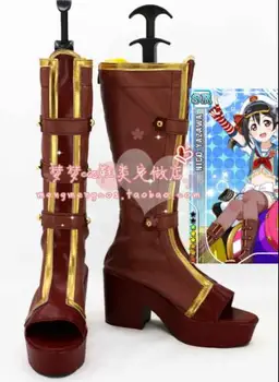 

LoveLive! Love Live Nozomi Tojo Navy Halloween Sailor Cosplay Boots Costume Shoes For Women