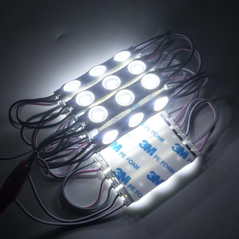 10 шт./лот 2019 новый SMD 2835 Светодиодный Инжекционный модуль с объективом 120 градусов