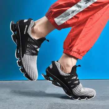 

Bonjean Unisex Style Adult Brand Fashion Shoes Popular Blade Plus Size Men Summer Casual Shoes Air Cushion Run Mesh Men Sneakers