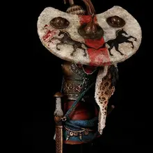 [Лун способ миниатюры] Александрос модели penthesileia, Queen из Амазонки, троянская война, ca. 1180 BC Бюст Смола Миниатюрный