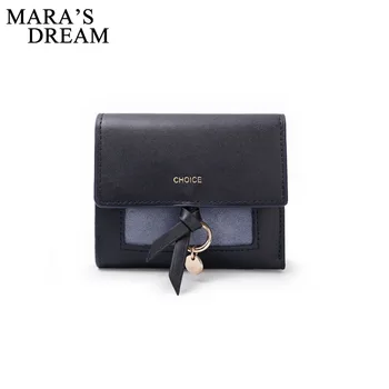 

Mara's Dream 2019 Wallet Women Leather Purse bag Women Card Holder Wallet Women Wallets New Dollar Slim Purse Bag Small Wallets