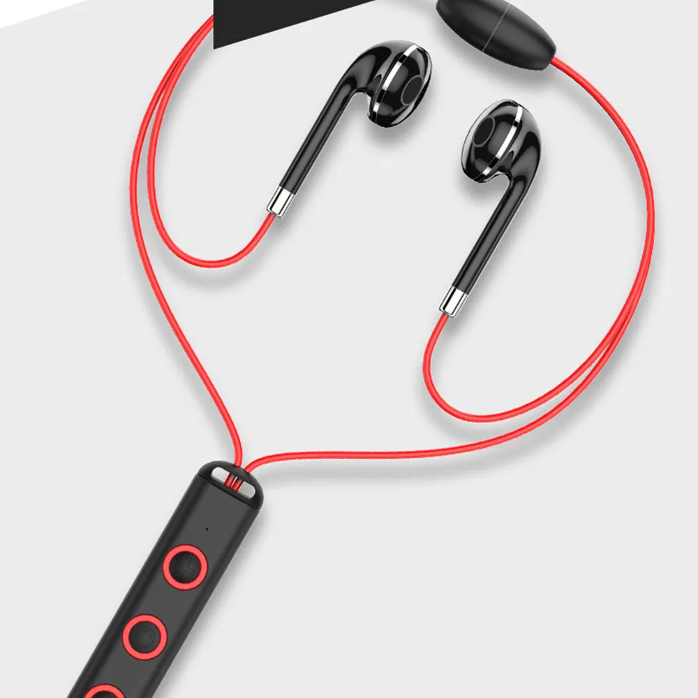 

2019 New Bluetooth 4.1 Sports Earphones Magnetic Waterproof Stereo Wireless Necklace Pendant Bluetooth Headset BT313