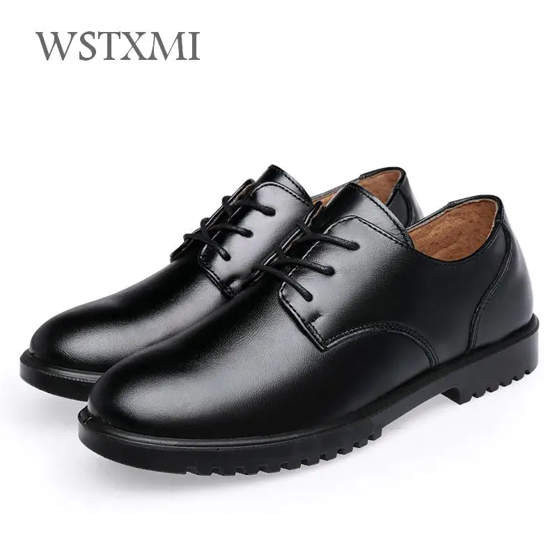 Boys Wedding Leather Shoes for Kids Genuine Leather Shoes Flat Soft