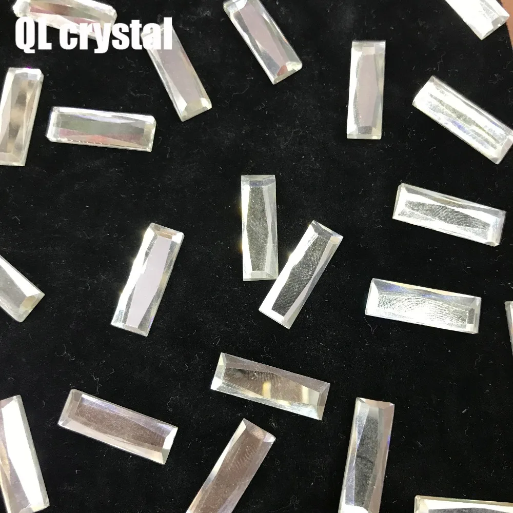 QL Кристалл 5x15 мм кристалл популярная DIY Одежда Обувные сумки клей на плоских