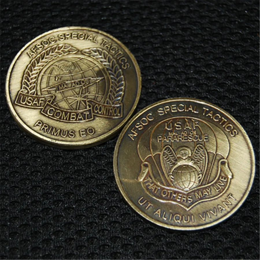 

Special Tactics Combat Control Team Coin Pararescue Air Force Challenge Coin, USAF Challenge Coins, FREE SHIPPING 50pcs/lot