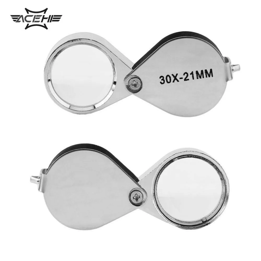 2017 Jewelry Diamond Eye Loupe 30x21mm Magnifier Magnifying Glass