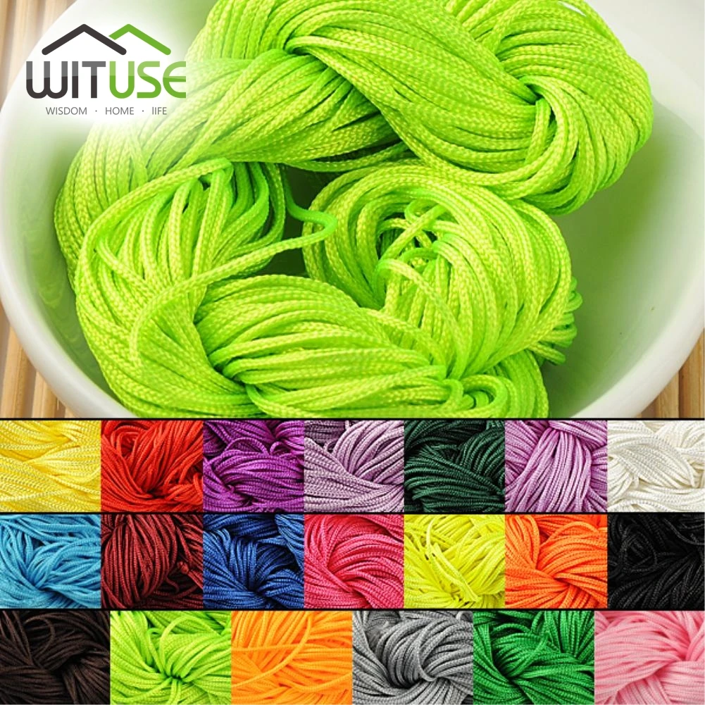 

22meters Length & 1mm Diameter Chinese Knot Macrame String Wire Cord Thread for DIY Necklace Bracelet Braided String