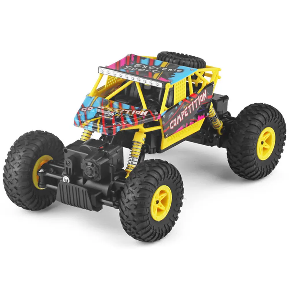 4WD 1:18 Racing Car Vehicle Radio Remote Control Buggy Dual Servos Rock Off-Road RC Crawl Truck Boys Gifts