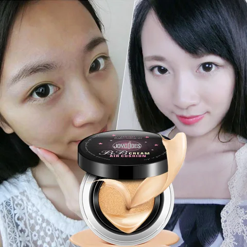 

JOYCODES Sunscreen Natural Air Cushion BB Cream Foundation Concealer Whitening CC Cream Brighten Skin Face Beauty
