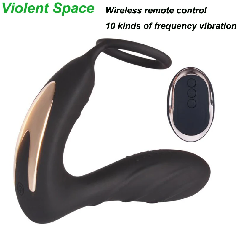 Violent Space Wireless Control magic wand vibrator sex toys for man large anal plug prostata massage ring Erotic products | Красота и