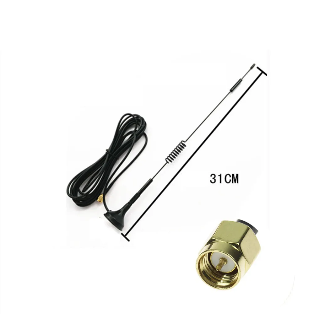 

433Mhz Wireless Module Antenna 10dbi High Gain Sucker Aerial 3M RG174 Cable 10dbi 433MHz SMA Male Wireless Antenna
