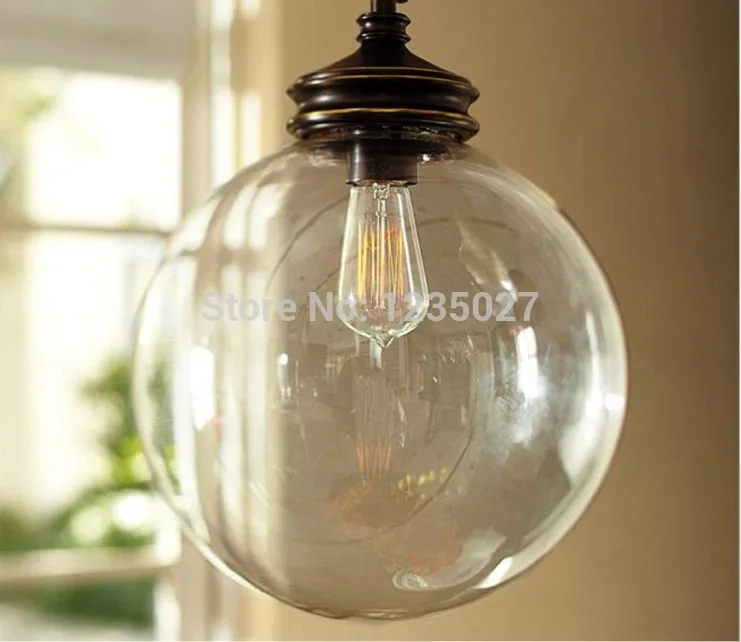 Free Shipping Nordic American Style Retro Pendant Lamp With E27 Edison Bulb Loft Vintage Pendant Light,Antique Pendant Lamp