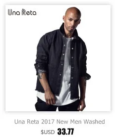 Una Reta, Мужская футболка, весна, бренд, хип-хоп, в полоску, комбинированная, летняя, топ, имитация двух частей, длинный рукав, Мужская футболка
