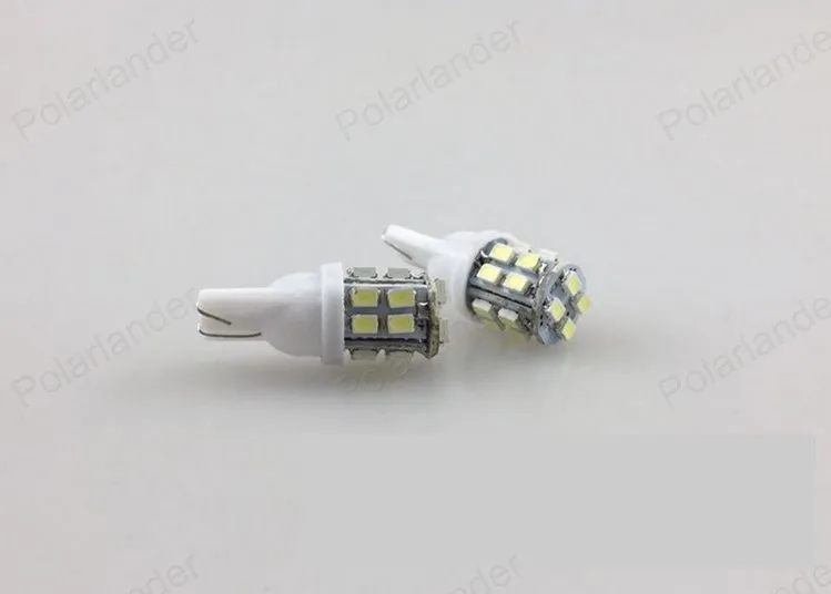 10 штук 20SMD 1206 Габаритные фонари автомобильные куполообразный индекс автомобиля светодиодный светильник Клин для лампочек белый свет DC12V