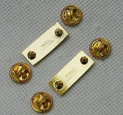 WW2 Pair Of US Army Second Lieutenant Officer Rank Insignia Badges