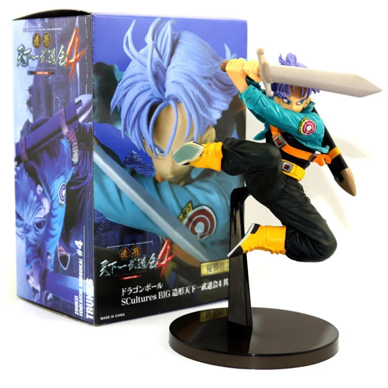 Dragon Ball Z Trunks Future First Coming Jump Up Purple Hair Style