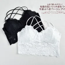 5 шт./партия, сексуальные женские кружевные топы с v-образным вырезом, кружевные цветочные полые Блузки, топы на бретельках, кроп-топ, кропдеризны