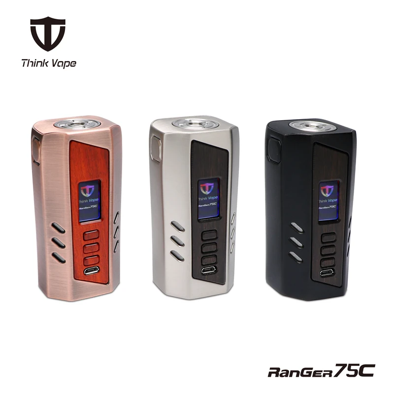 100 Original Think Vape Ranger 75C TC Mod 75W ThinkVape electronic