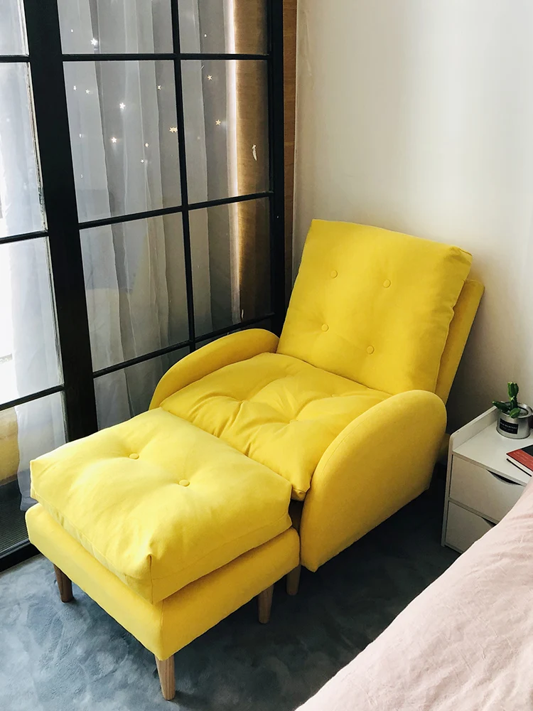 Us 246 35 21 Off Japanese Lazy Sofa Living Room Net Red Small Apartment Balcony Sofa Chair Bedroom Leisure Recliner Single Small Sofa In Living Room