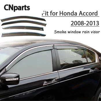 

CNparts 4pcs ABS For Honda Accord 2008 2009 2010-2013 Car Smoke Window Sun Visor Keep Fresh Air convection Accessories
