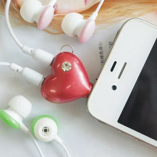 Easy carrier 3.5mm Double Jack Headset Earphone Headphone Splitter