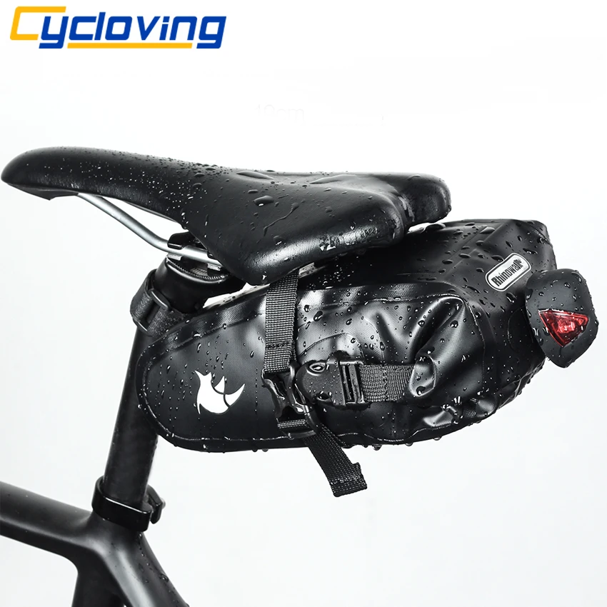 

Cycloving Bike Bag Bicycle Saddle Bag Pannier Cycle Seat Bag Cycling Tail Bags Waterproof MTB bike Accessories