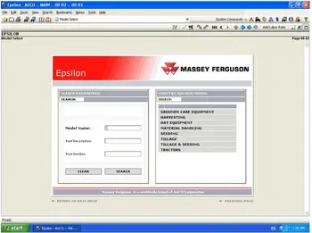 

Massey Ferguson Europe - Parts Catalog 2016