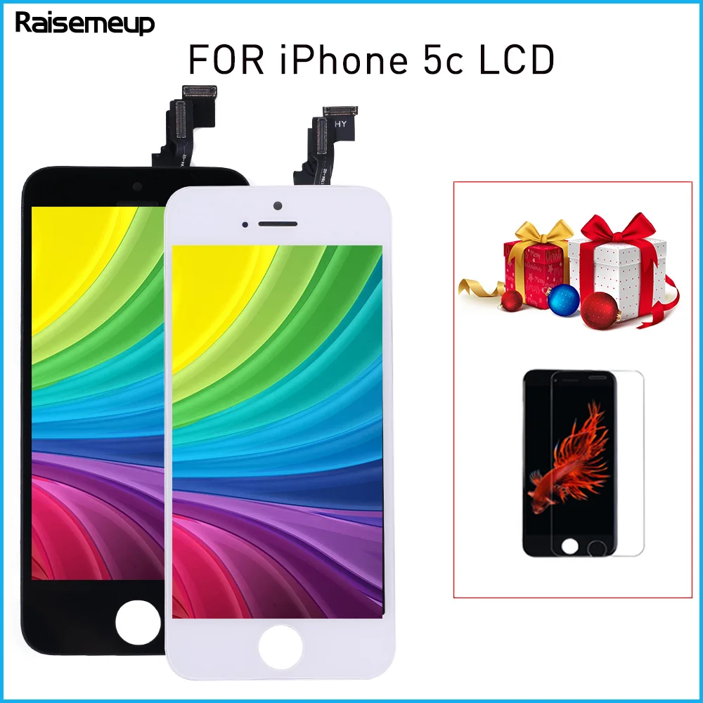 

AAA Quality Touch Capacitive Screen Digitizer Assembly For iphone 5c Replacement LCD for A1456 A1507 A1516 A1529 A1532 display