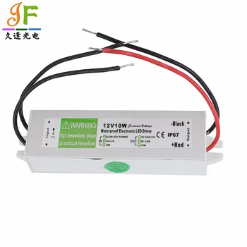 

Fast shipping 20pcs Waterproof 12V 10W LED Driver Transformer Power Supply for 5050 3528 led strip light led modules AC 90-250