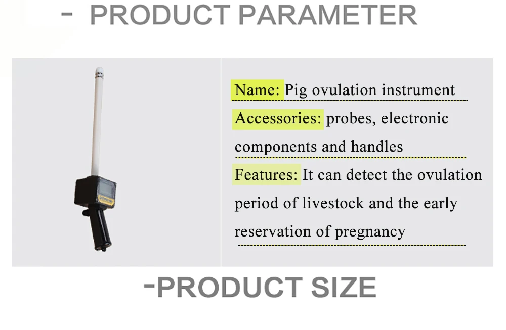 Animal esturus ovulation tester veterinary livestock  artificial estrus indicator empathema in heat meter breeding