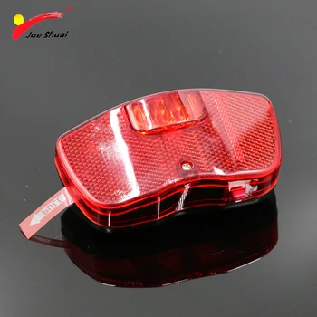 

Free shipping Bicycle 3 LEDs Red Taillight Roading Bike Rear Light Cycling Battery Tail Lamp Rear Rack Lighting bicicleta