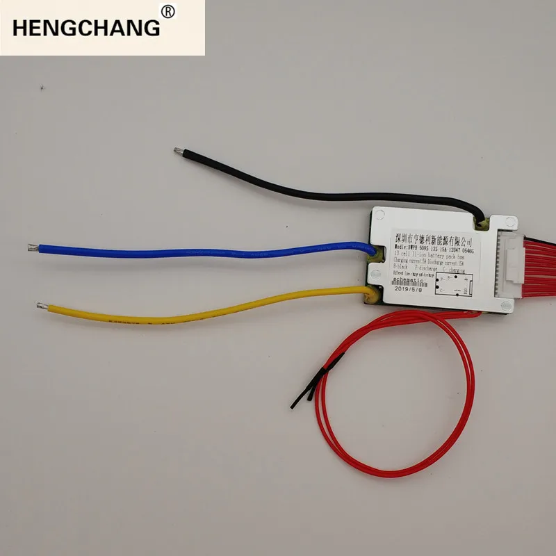 13 s bms 48 в e велосипед батарея bms с выключателем зарядки напряжение 54.6v15a 48 В hailong бутылка для воды стиль батарея pcm pcba