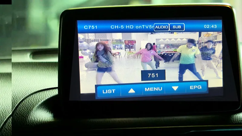 DVB-T2 ТВ-тюнер для Mazda 2