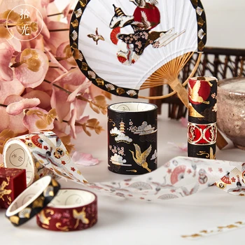 

35PCS/LOT bronzing and ironing Silver decoration stickers decorative tape maksing tape washi tape