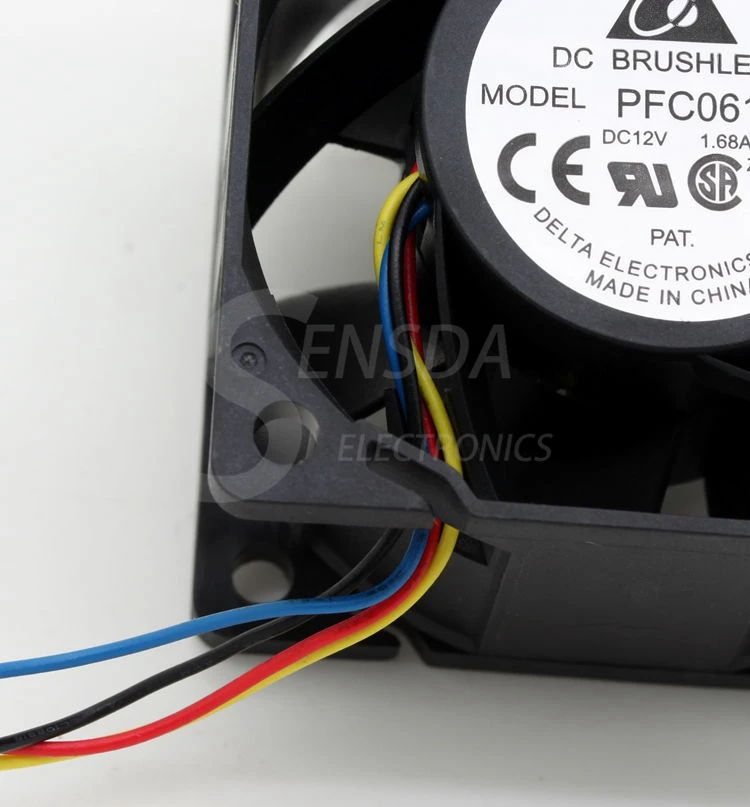 10 шт. Для delta PFC0612DE JC972 6 см 60 мм 6038 постоянный ток 12 в а инвертор сервера радиатор