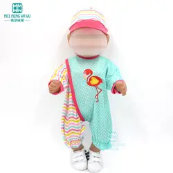 Кукла для одежды подходит 43 см-45 см Американская кукла и новорожденная кукла аксессуары мультфильм детский комбинезон