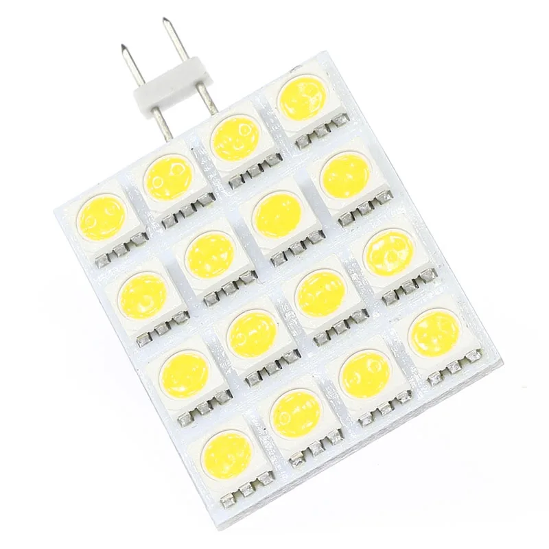 

10pcs/lot Downlight G4 LED Bi-polarity Capable 16LED 5050smd 12VDC&12VAC&24VDC&24VAC Square Shape Long Working Life