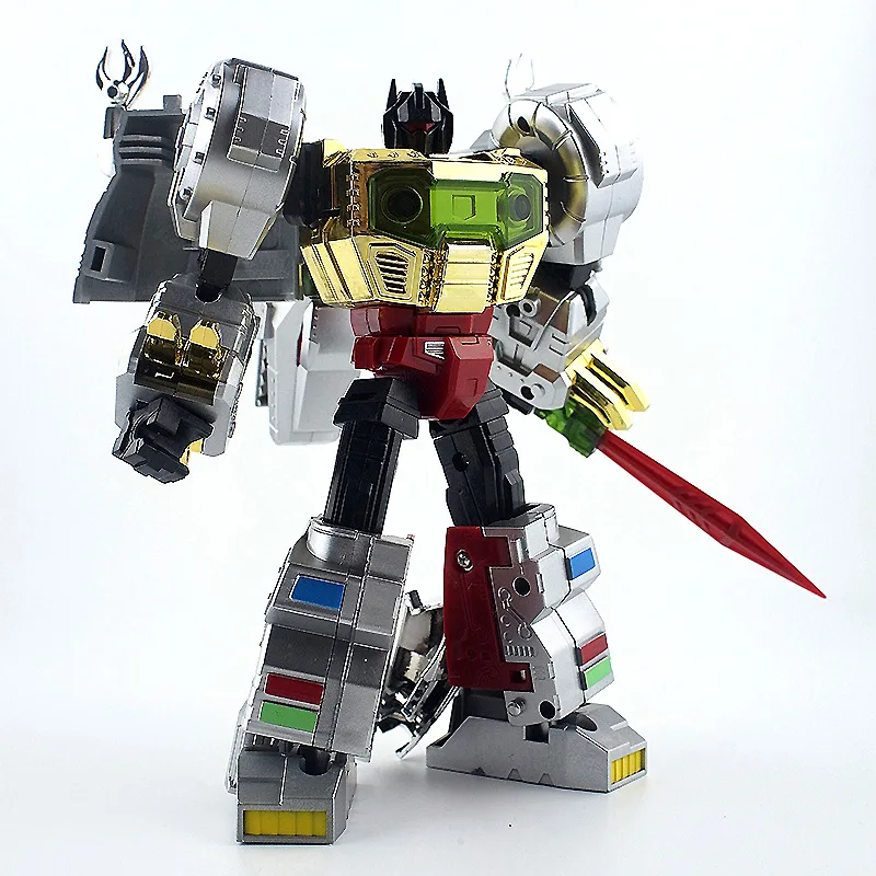 

Transformation G1 Dinobots MP-08 Grimlock Thrid-part Reximus Voyager Oversize King Seat 18 CM Robot Toys