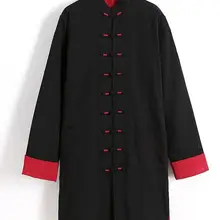 Осенне-зимние хлопковые костюмы tang tai chi куртка уложенная таоистская одежда дзен форма для боевых искусств пальто крыло chun Единоборства кунг-фу одежда