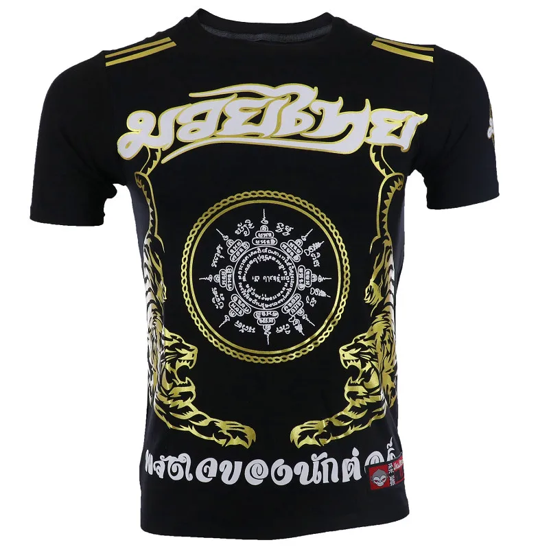 ROLLHO боксёрские ММА футболка Rashguard bjj Спортивная футболка для занятий спортом боевые искусства Фитнес Обучение Муай Тай футболка мужская Homme